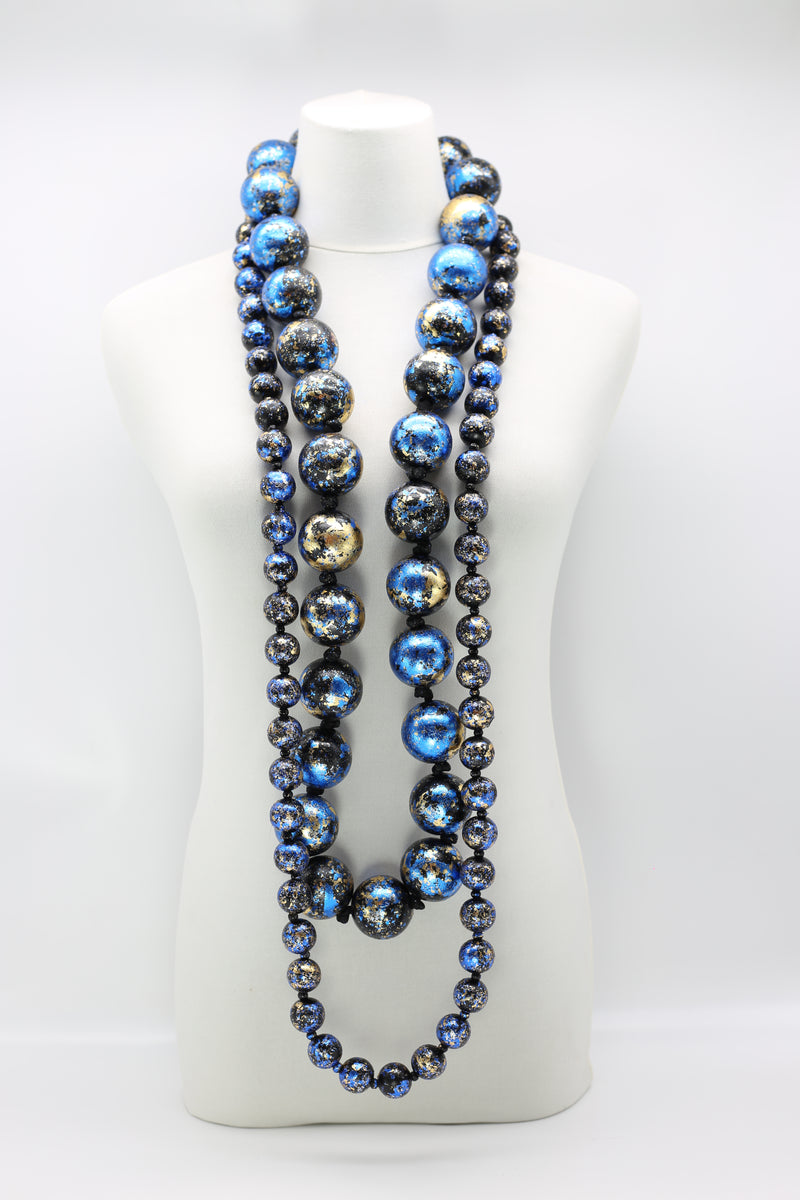 Round Beads Necklace Set - Hand gilded - Jianhui London
