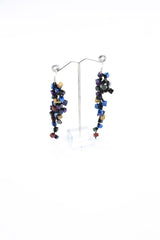 Iris Pashmina Hand-crocheted Tassel Earrings - Jianhui London
