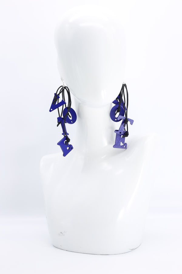 Vote - short - Fish Bone - New Royal Blue & Gold - Jianhui London