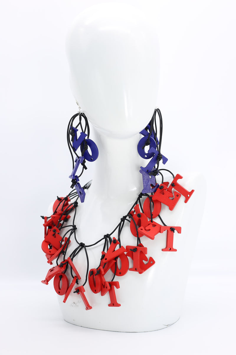 Vote - short - Fish Bone - Red - Jianhui London