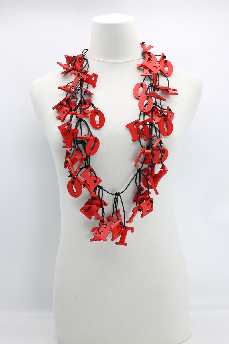 Vote - Fish Bone - Red 2 - Jianhui London