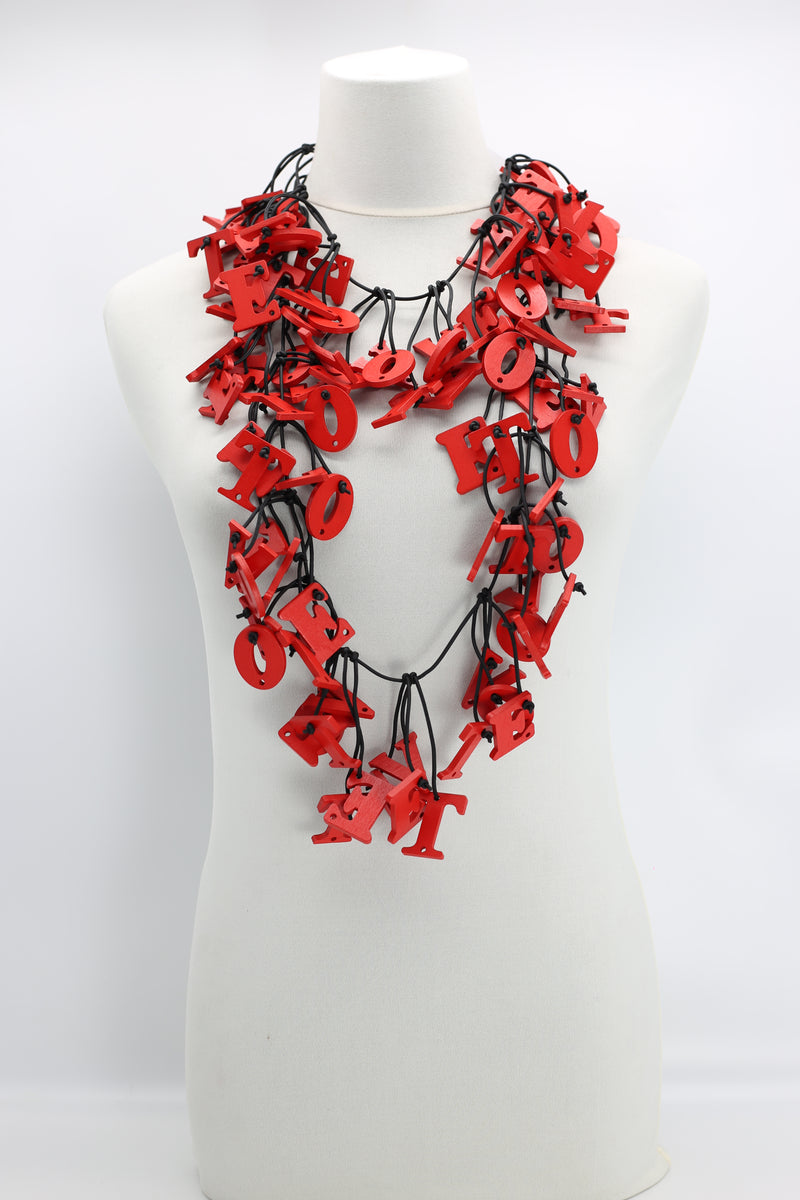 Vote - Fish Bone - Red 2 - Jianhui London