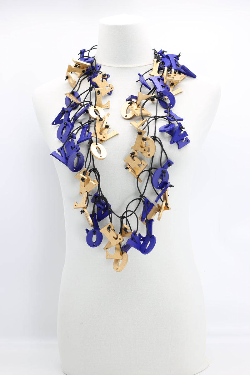 Big LOVE Necklace - Duo - Long - Jianhui London
