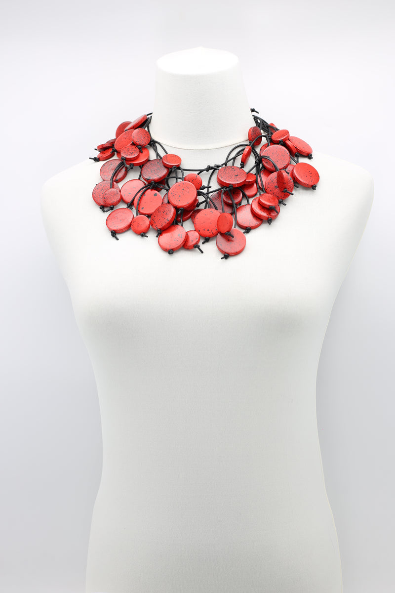 Coin Tree Necklace - Hand-painted - Long - Jianhui London