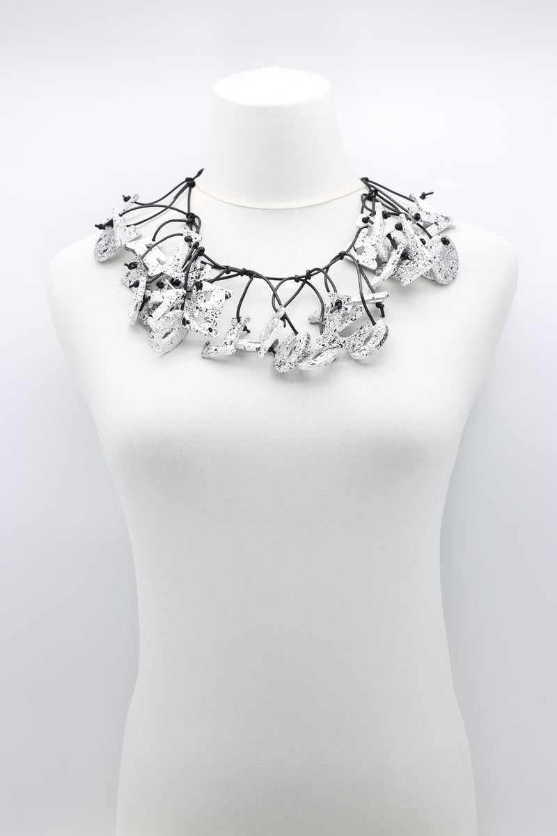 Big LOVE Necklace - Hand-painted - Short - Jianhui London