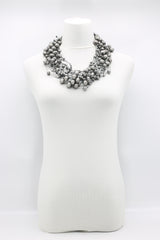 Crystal Faceted Beads on Fishing Wire Necklaces - Jianhui London