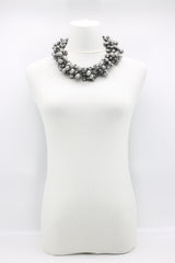 Crystal Faceted Beads on Fishing Wire Necklaces - Jianhui London