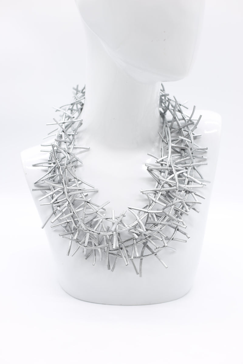 3 Strand Birds Nest Necklace - Hand-painted - Jianhui London