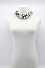 Faux Pearls on Rubber Necklaces - Jianhui London