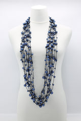 Faux Pearls on Rubber Necklaces - Jianhui London