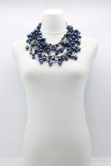 Faux Pearls on Rubber Necklaces - Jianhui London