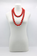 Round Beads Necklace - Hand-painted - Jianhui London