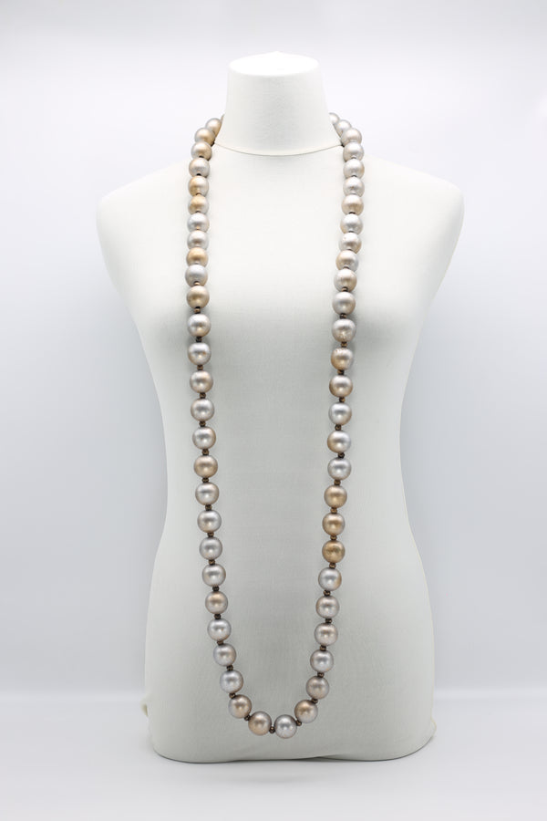 Round Beads Necklace - Hand-painted - Jianhui London
