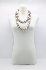 Round Beads Necklace - Hand-painted - Jianhui London