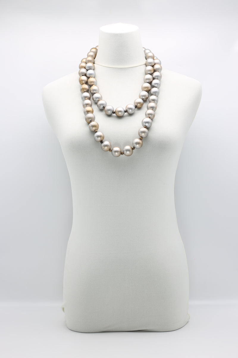 Round Beads Necklace - Hand-painted - Jianhui London