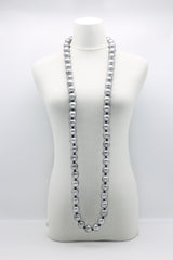 3 Round Beads Necklaces Set Silver/Gold - Jianhui London