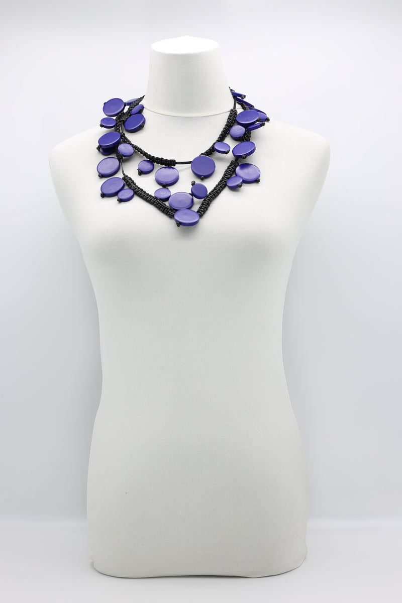 Coins on Cord & Berry Necklaces Set - Jianhui London