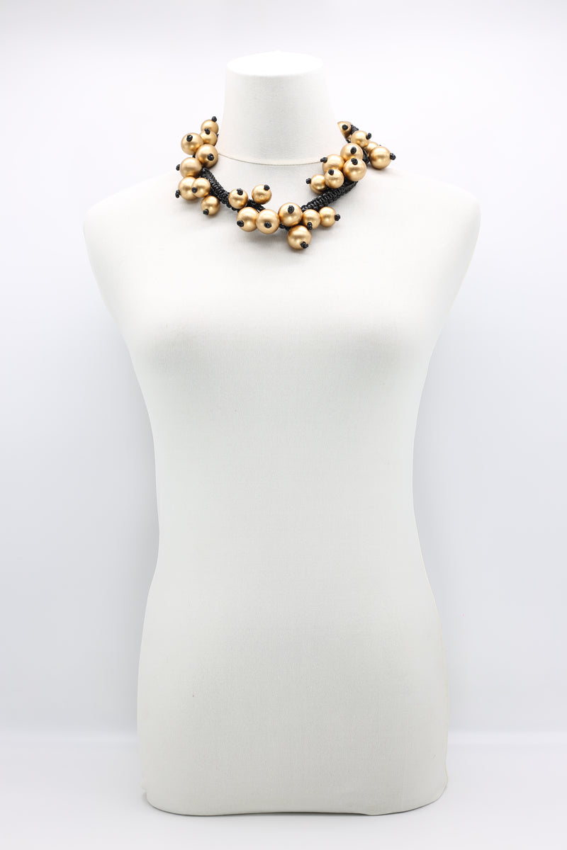 Coins on Cord & Berry Necklaces Set - Jianhui London