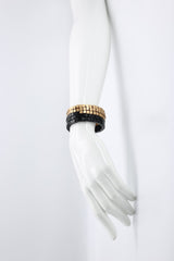 Pashmina Wooden Beads Snake Bracelet - Duo - Jianhui London