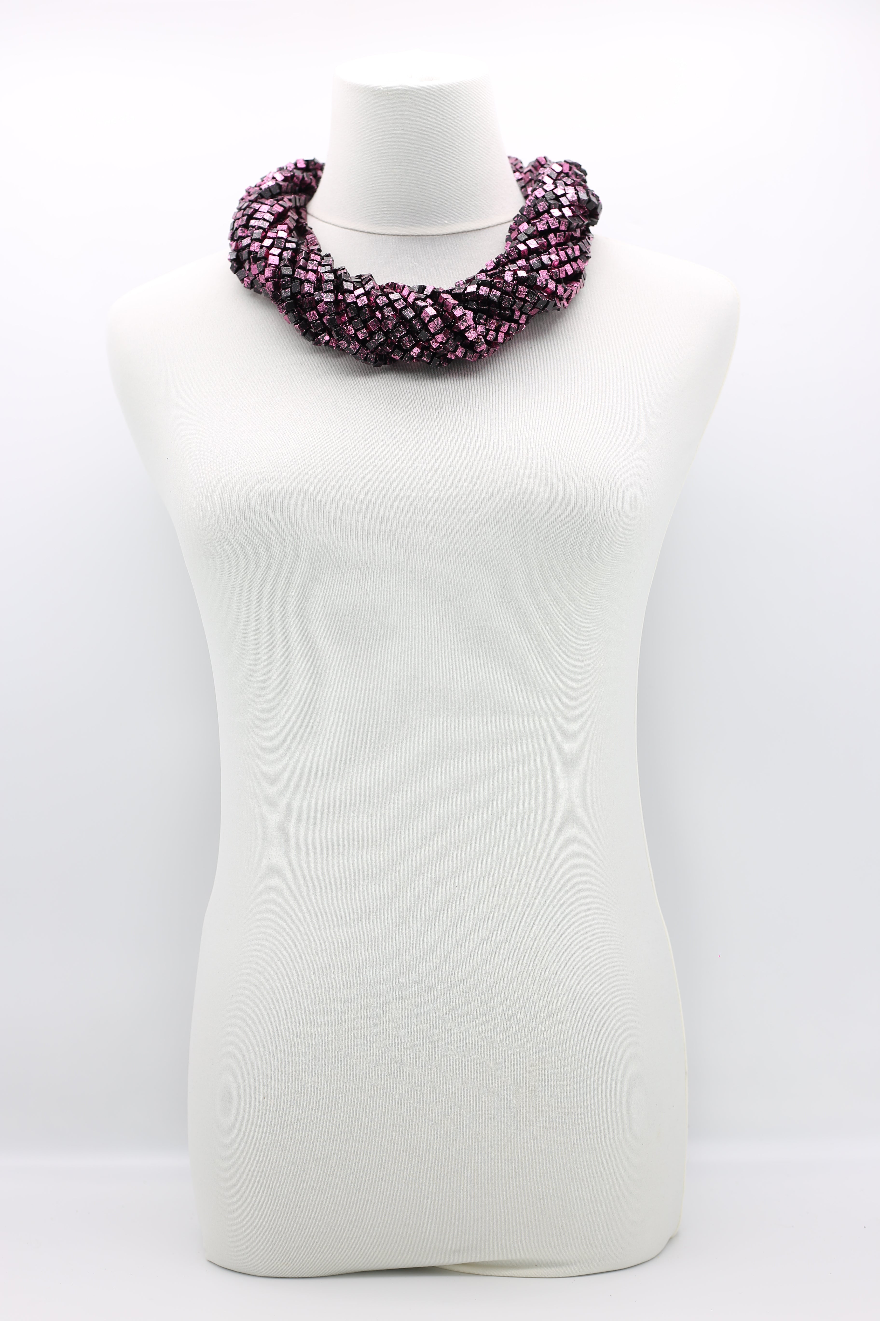 Next Pashmina Necklace, Blue/Black/Gold