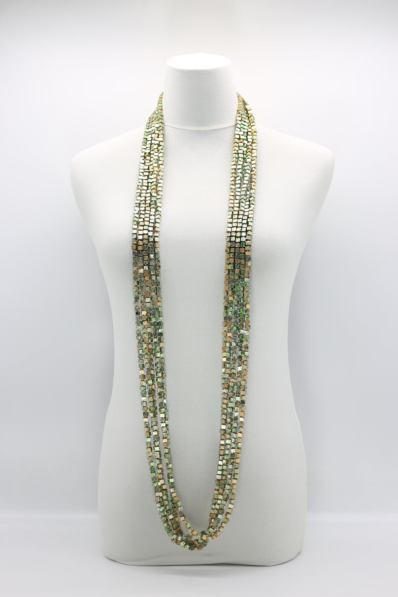 Next Pashmina Necklaces - Hand-gilded - 5-strand - Jianhui London
