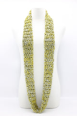 Pashmina Fishnet Infinity Scarf - Large - Hand painted - Jianhui London