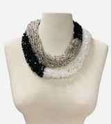 Hand-crocheted Fishnet Crystal Snoods - Jianhui London