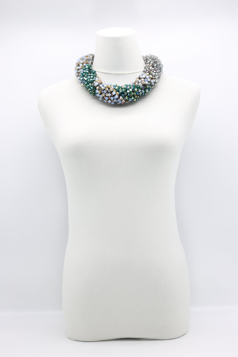 Hand-crocheted Fishnet Crystal Snoods - Jianhui London