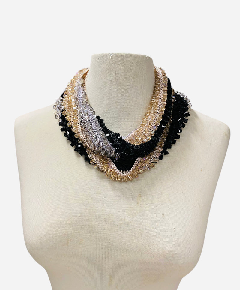 Crystal Infinity Scarf - Jianhui London