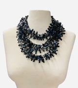 Hand-crocheted Crystal Beads and Rubber Necklaces - Jianhui London