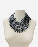 Hand-crocheted Crystal Beads and Rubber Necklaces - Jianhui London