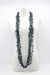Hand-crocheted Crystal Beads and Rubber Necklaces - Jianhui London