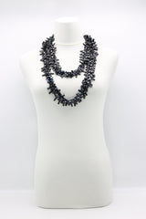 Hand-crocheted Crystal Beads and Rubber Necklaces - Jianhui London
