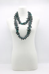 Hand-crocheted Crystal Beads and Rubber Necklaces - Jianhui London