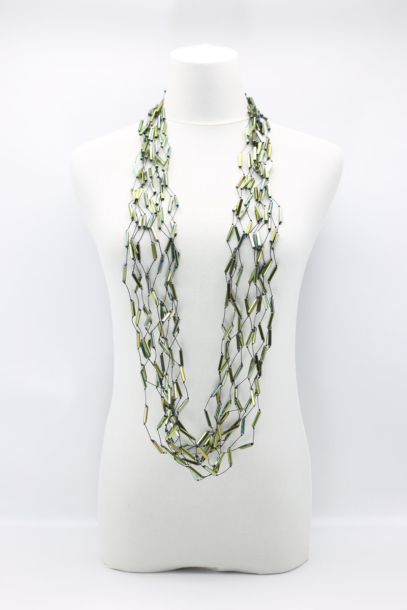 Crystal Tubes Necklaces - Jianhui London