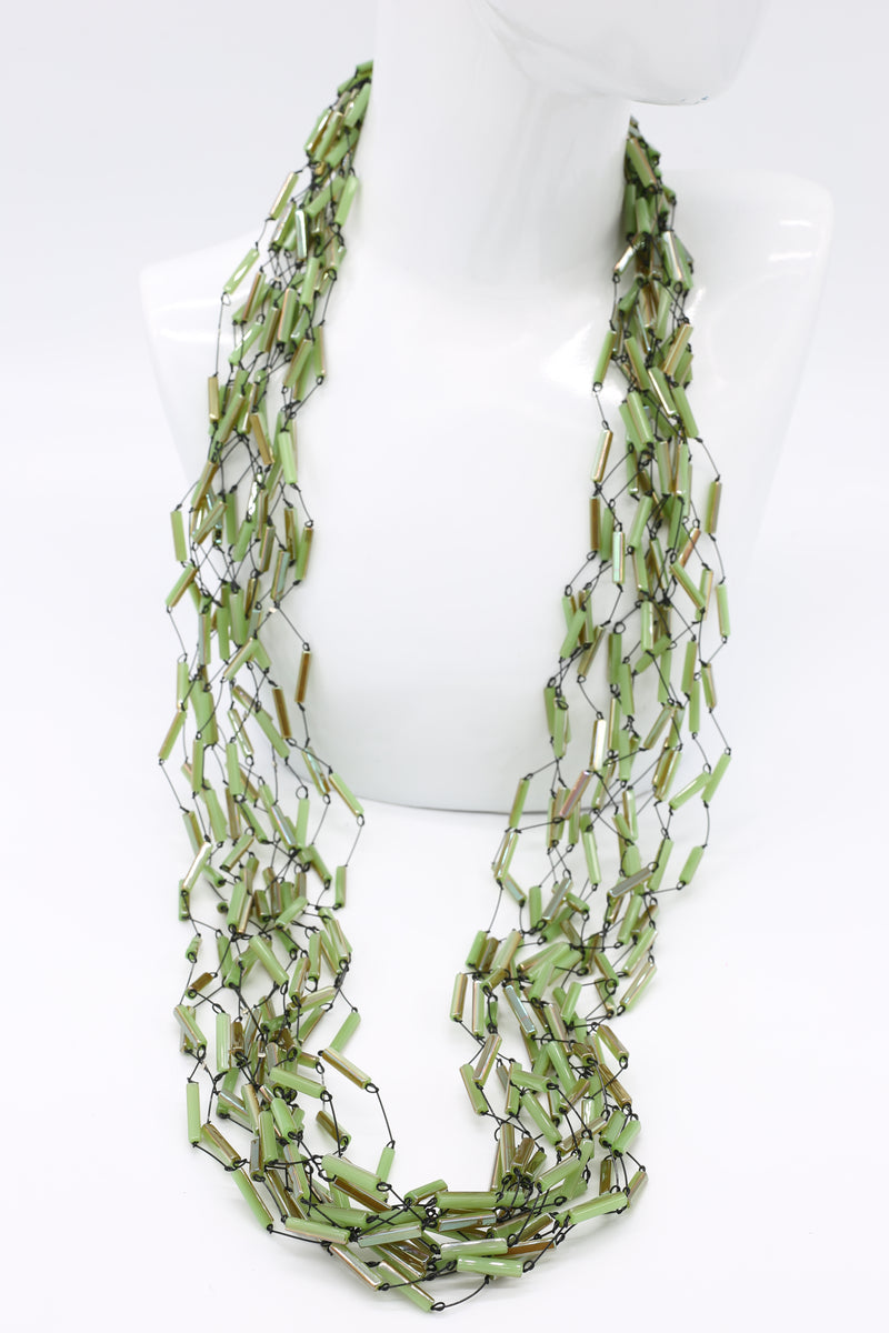 Crystal Tubes Necklaces - Jianhui London