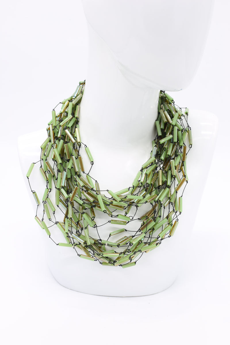 Crystal Tubes Necklaces - Jianhui London