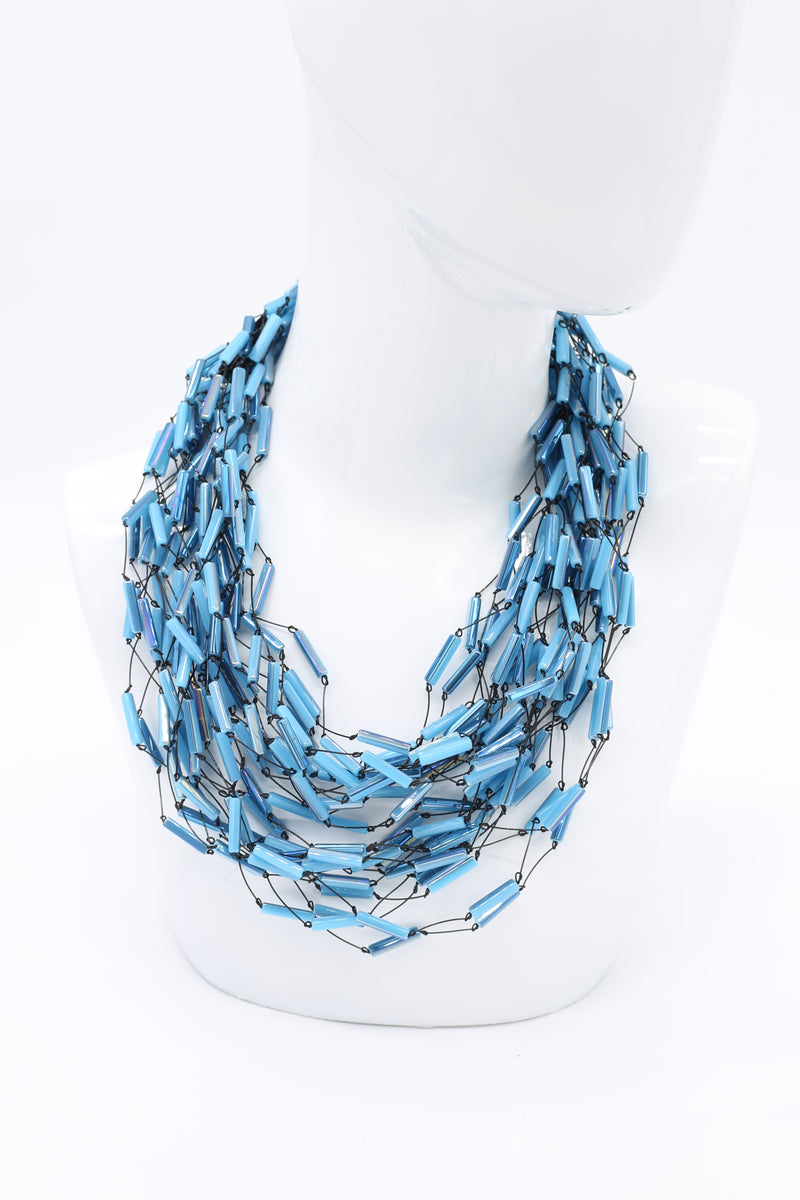 Crystal Tubes Necklaces - Jianhui London