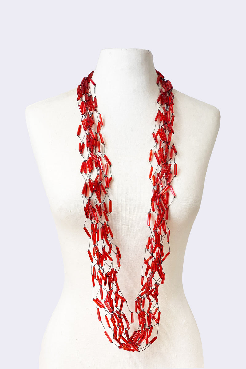 Crystal Tubes Necklaces - Jianhui London