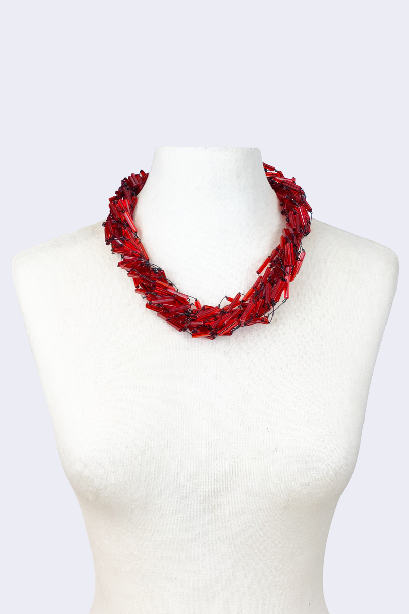 Crystal Tubes Necklaces - Jianhui London