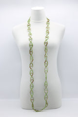Crystal Tube Triangular Lariat Necklaces - Jianhui London