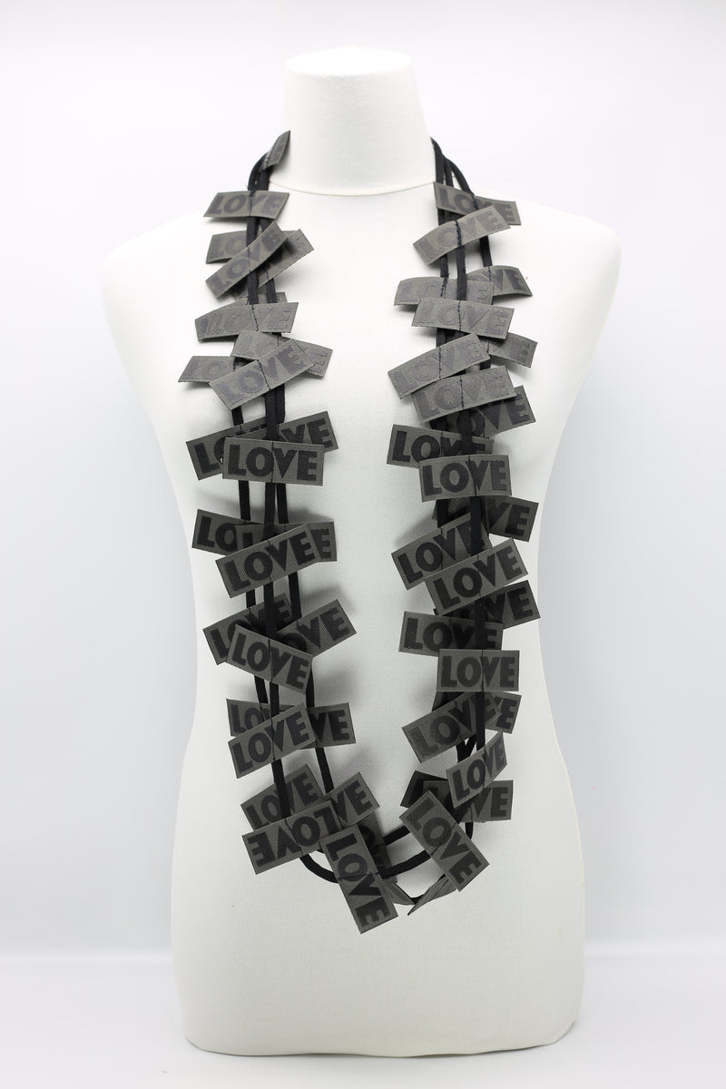 LOVE Ribbon Necklaces - Jianhui London