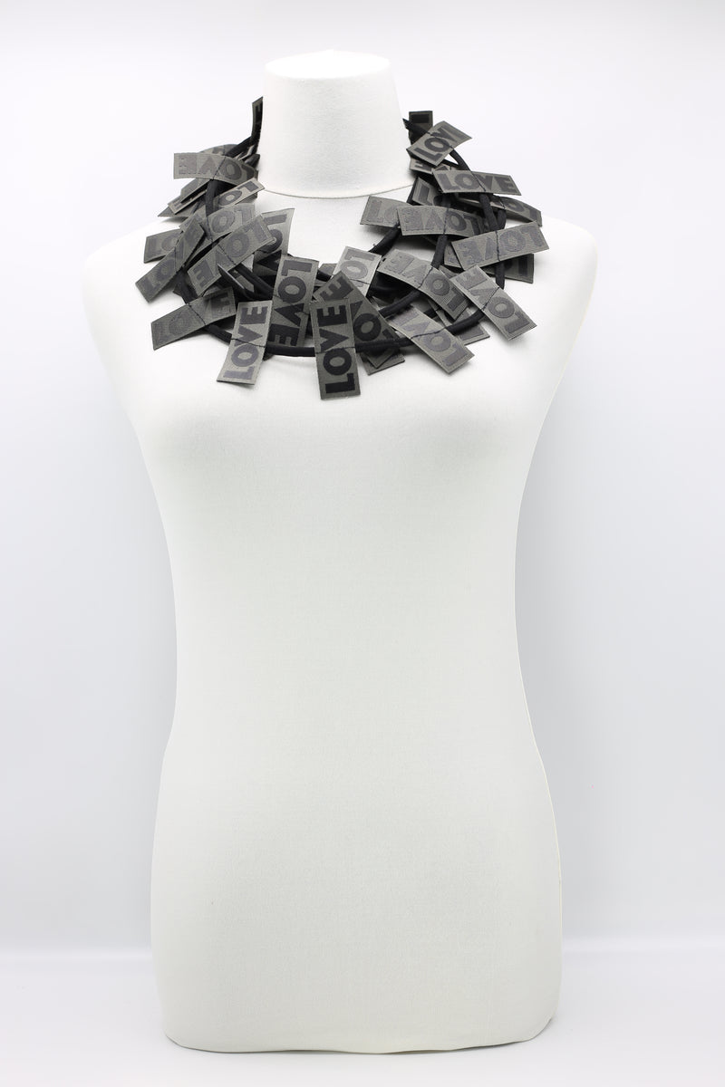 LOVE Ribbon Necklaces - Jianhui London