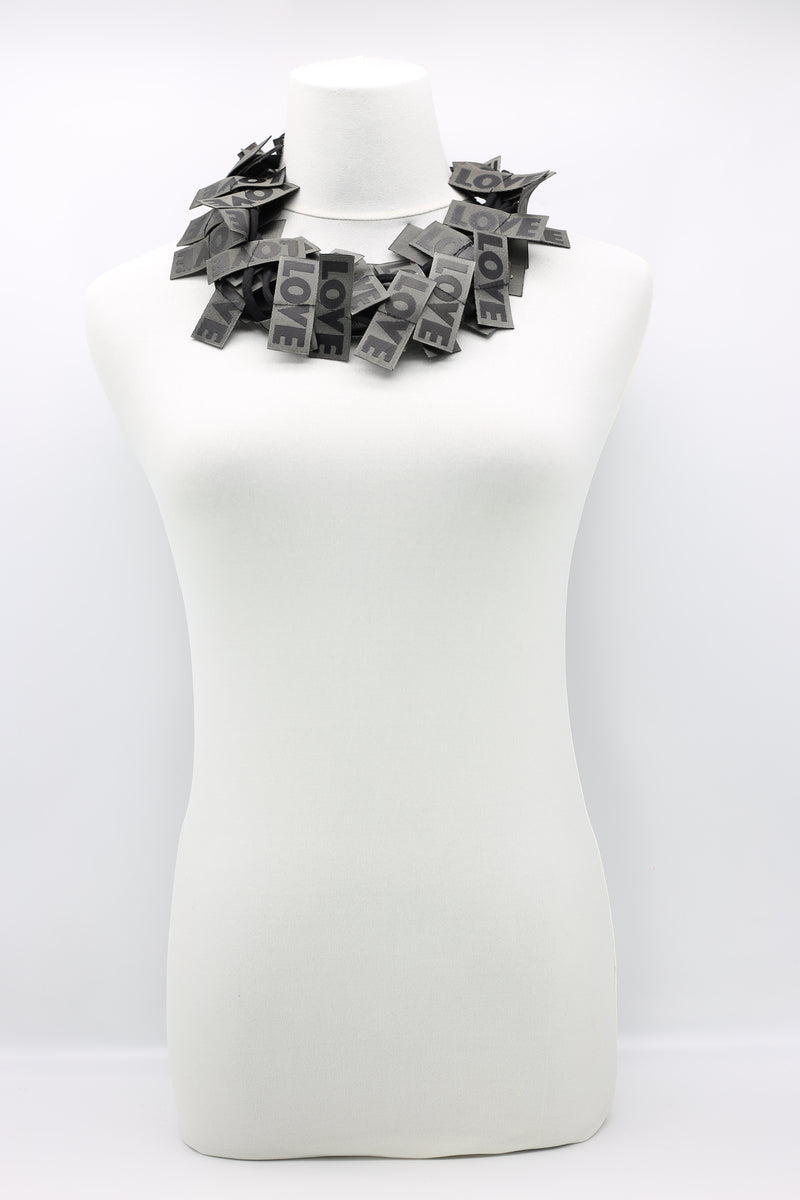 LOVE Ribbon Necklaces - Jianhui London