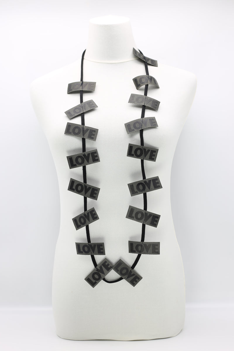 LOVE Ribbon Necklaces - Jianhui London