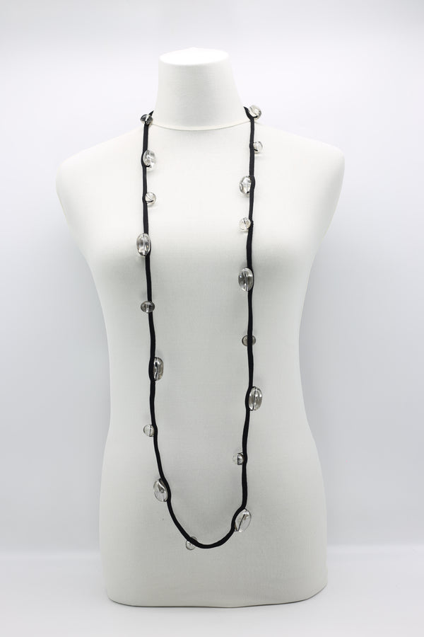 Crystal Eggs Necklaces - Single Strand - Jianhui London