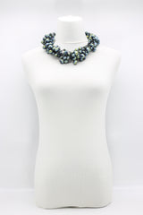Crystal Faceted Beads on Fishing Wire Necklaces - Jianhui London
