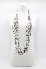 10-stand Crystal Knotted Necklaces - Jianhui London