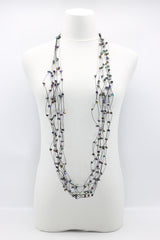10-stand Crystal Knotted Necklaces - Jianhui London