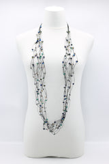 10-stand Crystal Knotted Necklaces - Jianhui London